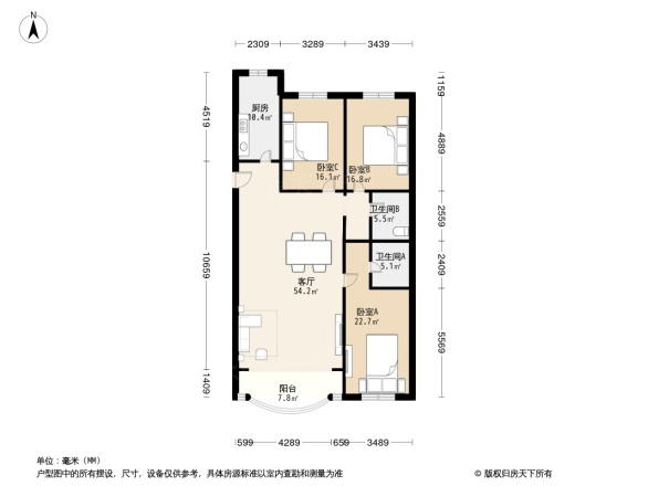 天泽园户型图