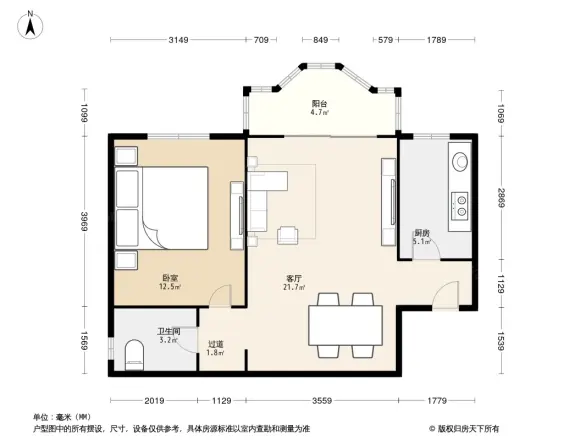 看丹苑户型图