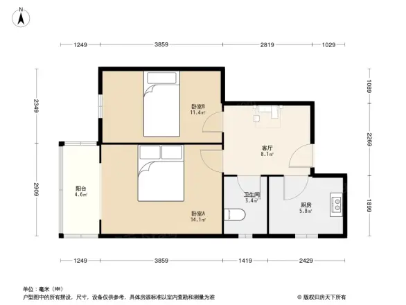申家巷小区户型图