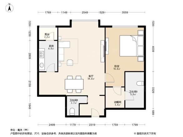 富力爱丁堡户型图