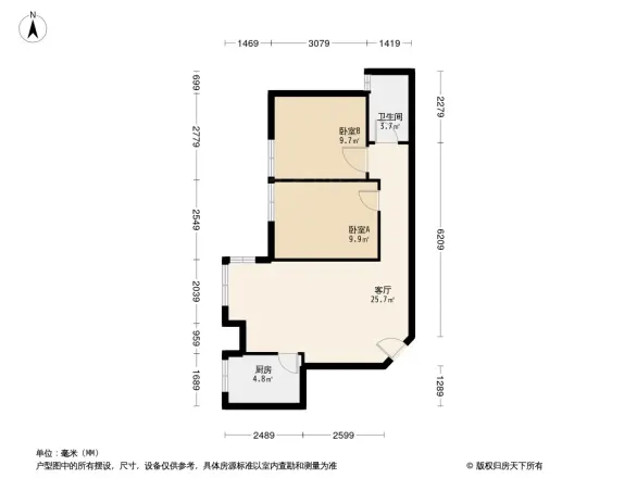 名都园公寓户型图