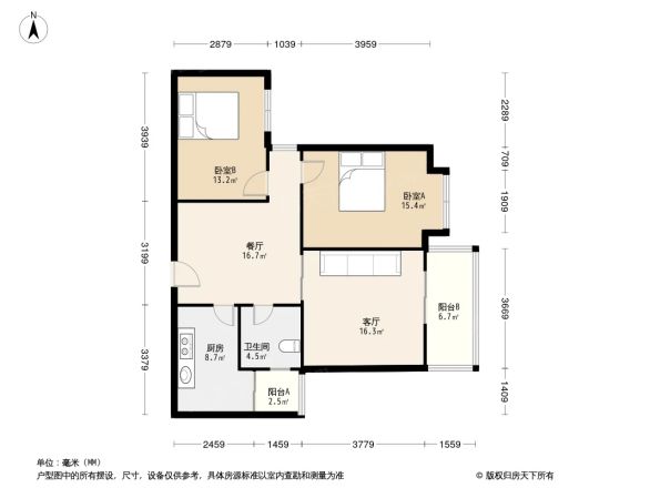 左岸名苑户型图