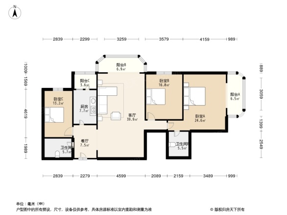天泽园户型图