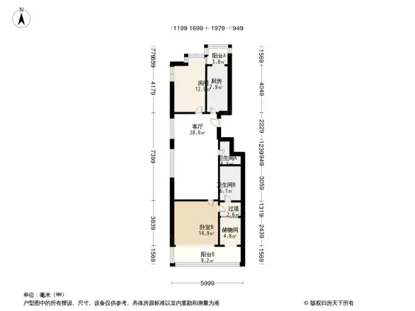 唐缘户型图