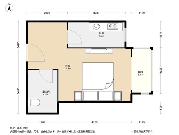上京新航线户型图