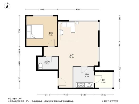 富力爱丁堡户型图