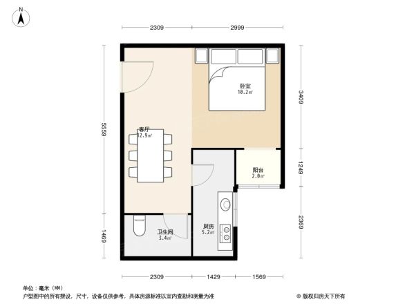 远中悦麒会馆商住楼户型图