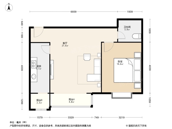 冠城大通百旺府户型图