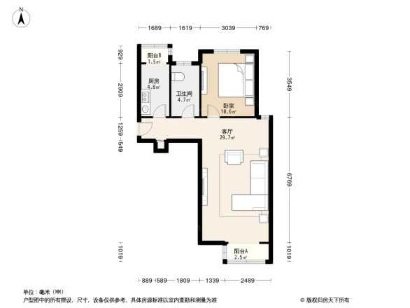 冠城大通百旺府户型图