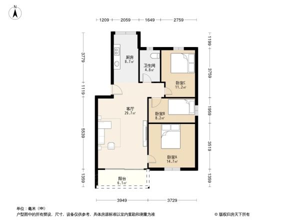 市桥怡乐园户型图