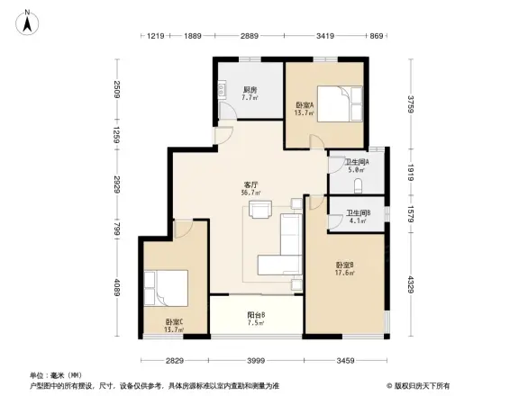 凤凰和鸣苑户型图