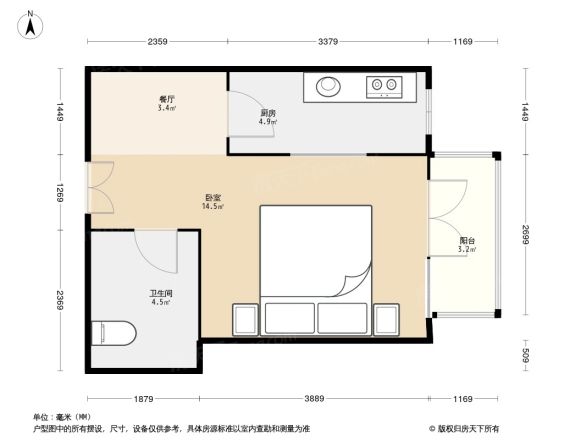 上京新航线户型图