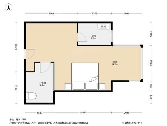 上京新航线户型图