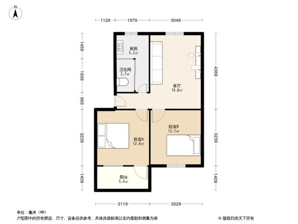 北站小区户型图