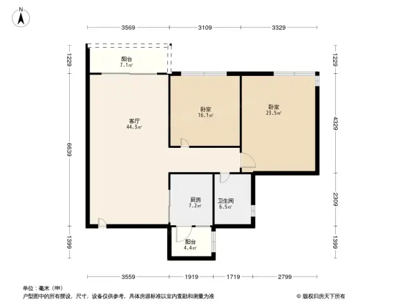 雅居乐锦城花冠集户型图