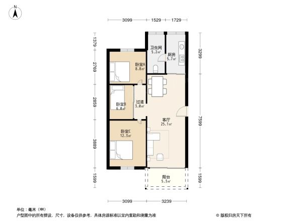 天河街小区户型图
