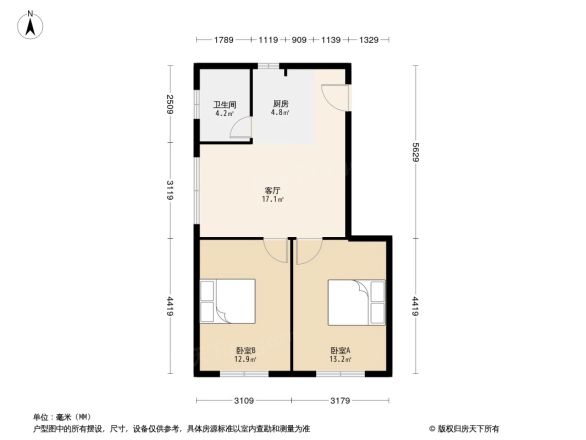 北站小区户型图