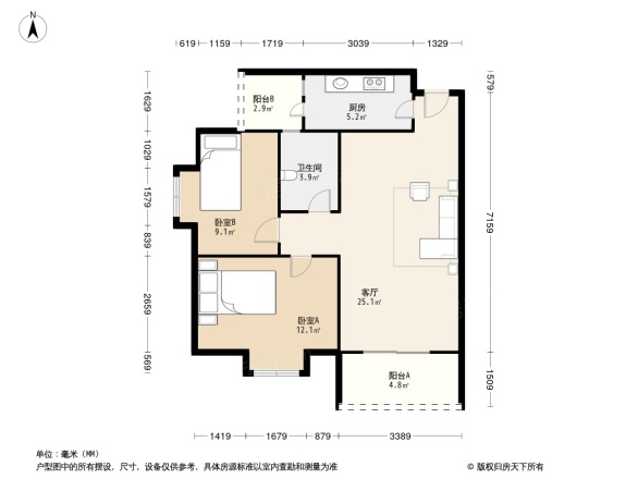 万科天河御品户型图