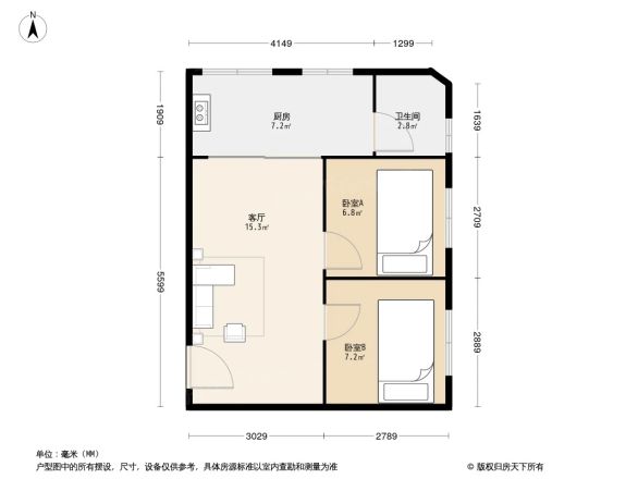 华贵大厦户型图