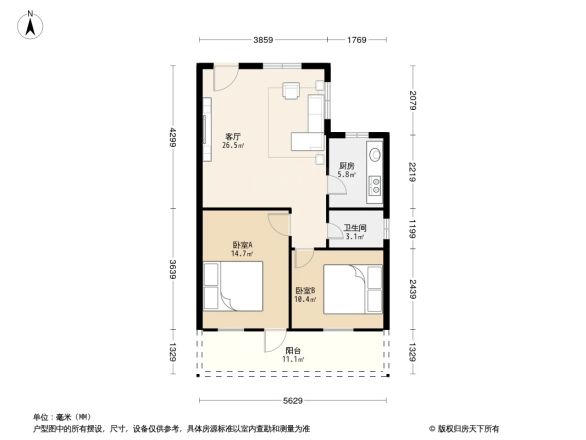 北站小区户型图