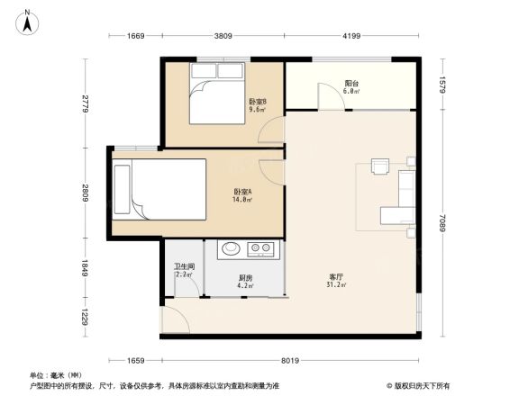 北站小区户型图