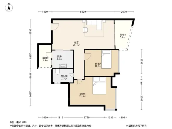 雅居乐锦城花冠集户型图