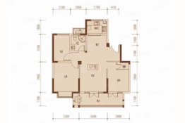 澄泓·泓港湾3室2厅1厨1卫建面93.25㎡