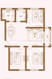 夏邑·金樽府3室2厅1厨1卫建面111.80㎡