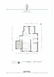 万锦云玺3室2厅1厨2卫建面136.92㎡