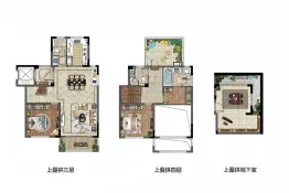 绿地·翠园3室2厅1厨3卫建面148.00㎡