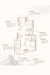 和泓·葛沽湾首府3室2厅1厨1卫建面89.00㎡