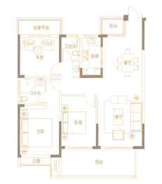 涡阳佳源·星港城3室2厅1厨2卫建面118.00㎡