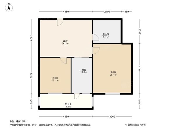 建国怡园小区户型图