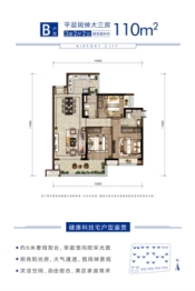 绿地国际空港城3室2厅1厨2卫建面110.00㎡