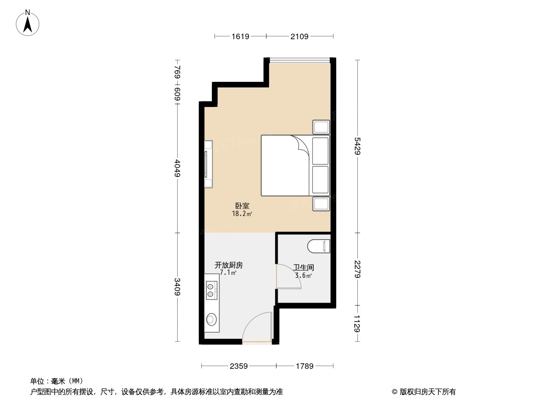 户型图1/2