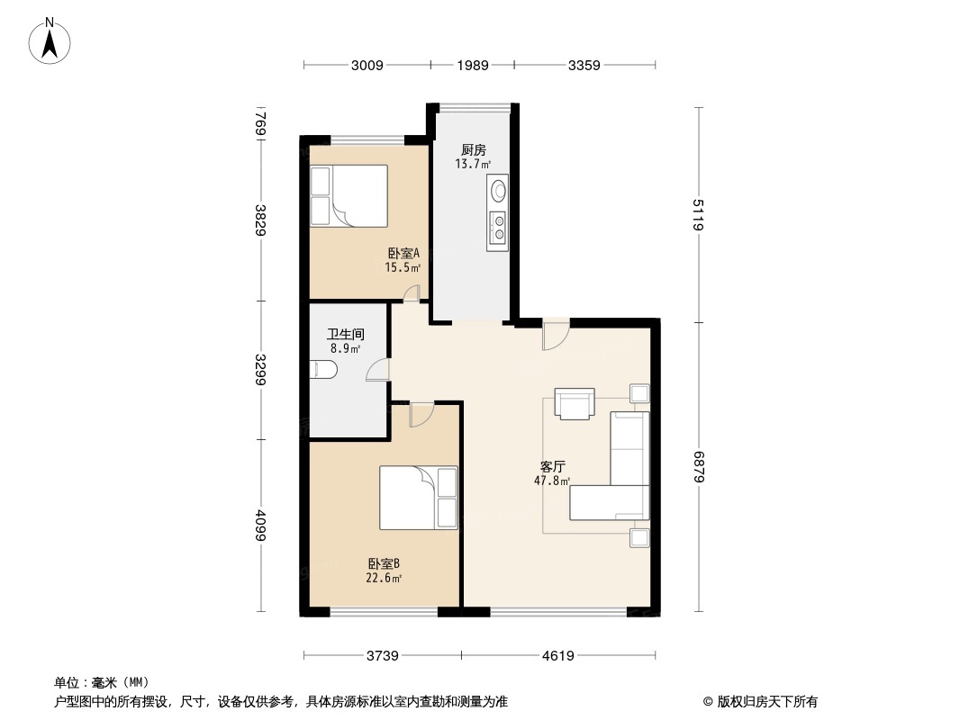 户型图1/2