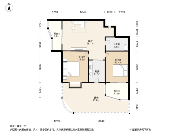思联花园城户型图