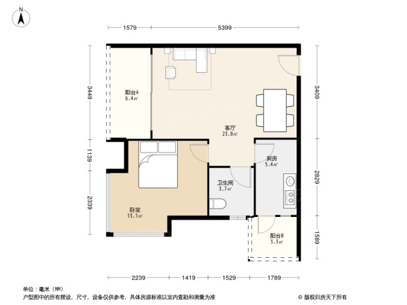 珠江太阳城A区户型图