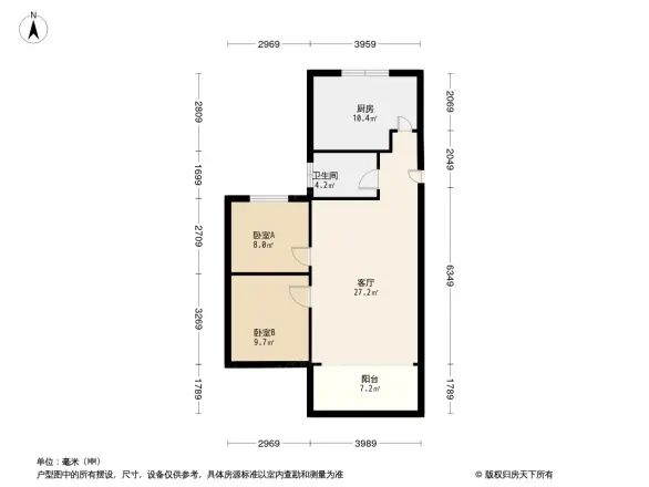映江花园户型图