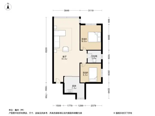 碧苑花园户型图