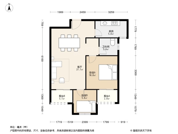 美联德玛假日二期阳光里户型图