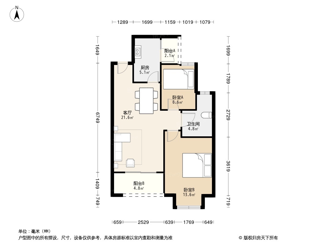 户型图1/2