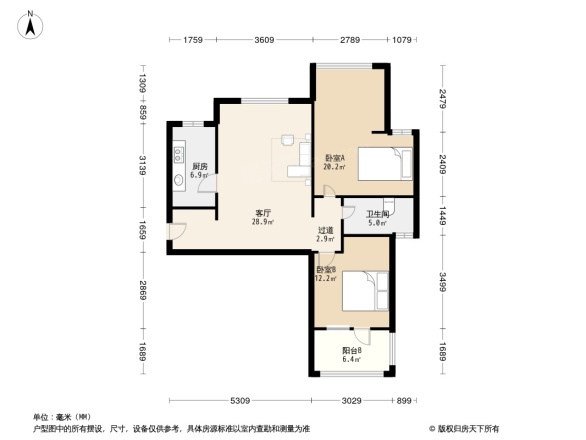 汉阳人信汇二期户型图