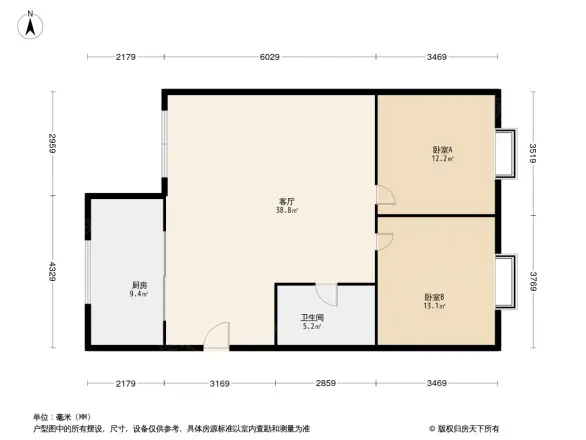 航空路电力社区户型图