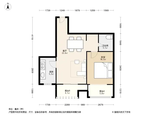 常青藤翰景苑户型图