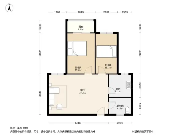 海景花园户型图