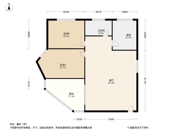 常青花园十四小区户型图