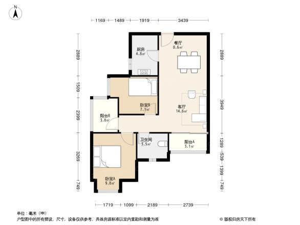 福星惠誉汉阳城户型图