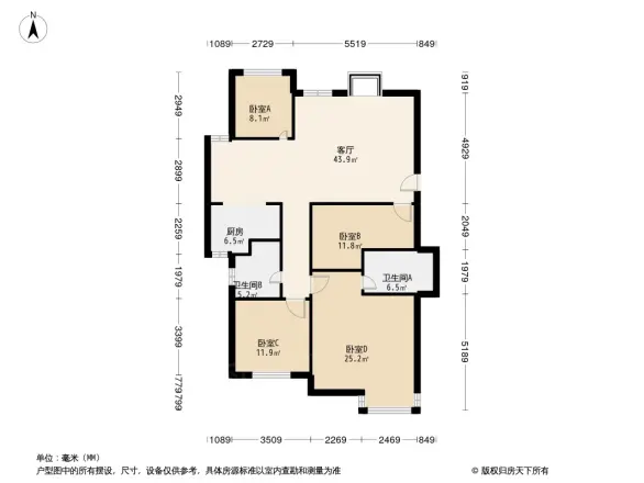 云顶居户型图