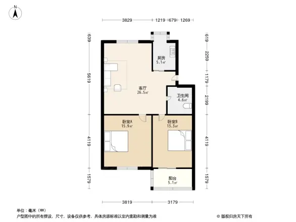 航空路电力社区户型图